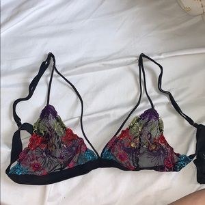Floral bra